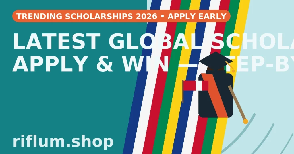 Trending Scholarships 2026: Apply Links, Funding, Eligibility & Deadlines
